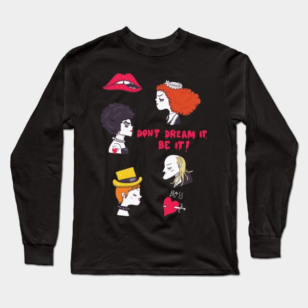 rocky horror picture show Long Sleeve T-Shirt by violinoviola